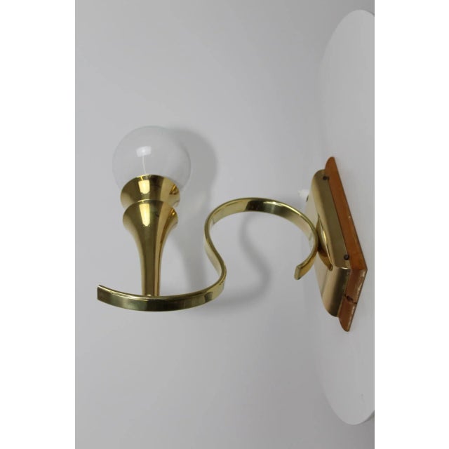 Art Deco Brass Wall Lamp, 1920s For Sale - Image 12 of 13