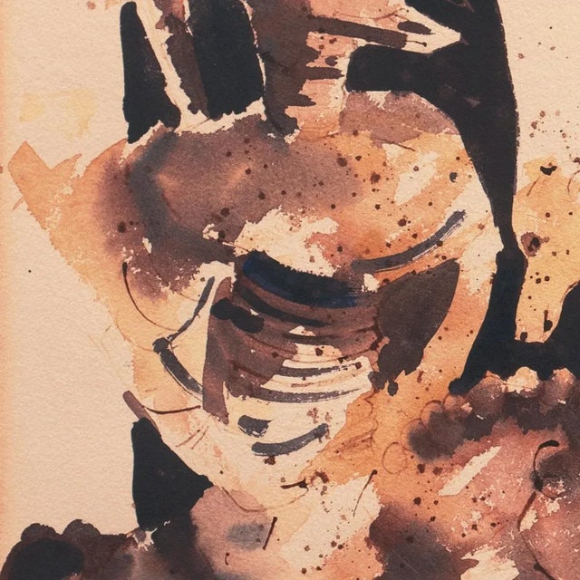 'Figures on Horseback' by Ben Abril, Los Angeles County Museum, Laguna Beach California For Sale In Monterey, CA - Image 6 of 10