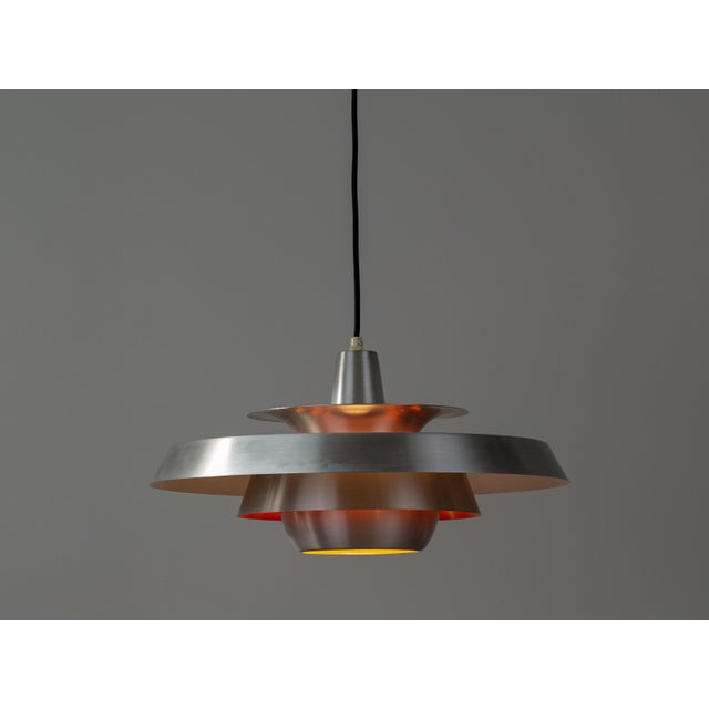 Vintage Aluminum Pendant Lamp by David Mogensen for Superlight, 1980s For Sale - Image 13 of 13