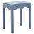 Litith Square Wave Accent Table in Blue For Sale In Philadelphia - Image 6 of 8