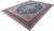 This elegant, hand-knotted Kerman Oriental rug captivates with its elaborate floral design and harmonious, classic color...
