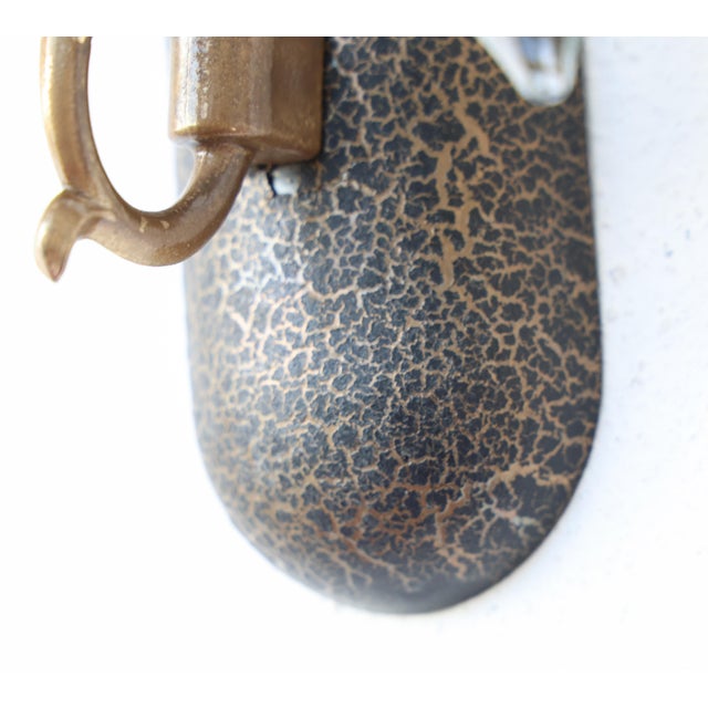 1970s Murano Wall Light Black Flowers - Set of 2 For Sale - Image 6 of 15