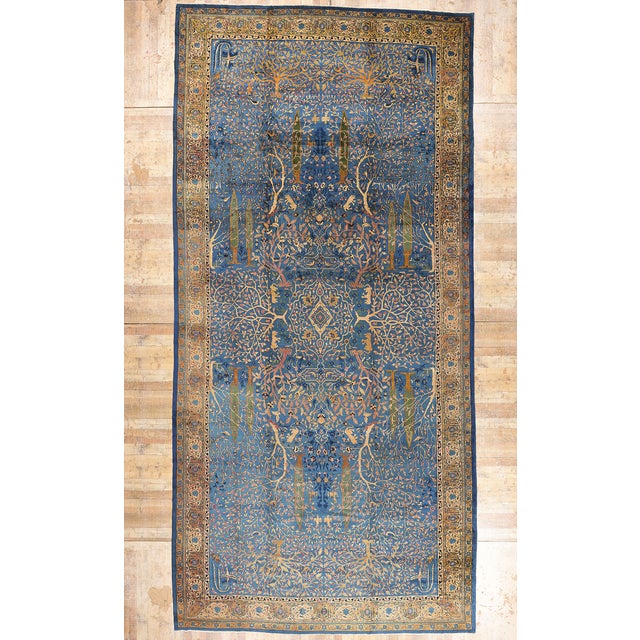 Late 19th Century Indian Agra Rug, 11'06 X 23'01 For Sale - Image 10 of 10