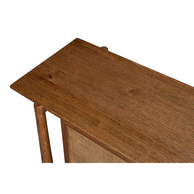 Oak Mid Century Modern Credenza For Sale In Raleigh - Image 6 of 11