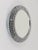 Metal Round Chromed Crystal Backlit Wall Mirror, Austria, 1960s For Sale - Image 7 of 11