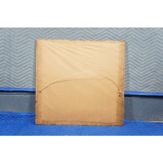 Antique Victorian Carved Oak Reclaimed Wall Hanging Mirror Beveled Glass For Sale - Image 9 of 10