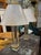 Late 20th Century Mid Century Modern Lucite and Brass Lamps For Sale - Image 5 of 5