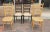 Here's a nice collection of 4 Italian made imports from the Mid-Century period in the style of Gio Ponti. The ebony pair...