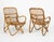 Mid-Century Bamboo and Rattan Armchairs in the style of Tito Agnoli, Italy 1960s For Sale - Image 14 of 16
