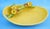 MEASUREMENTS: Height: 8.3 cm; Width: 28 cm; Depth: 20.5 cm; Weight: 0.897 kg Item : A stunning elliptical tray in glazed...