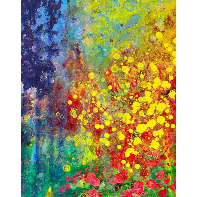 Abstract Expressionism "Garden Series #4" - Abstract Expressionist Composition in Acrylic by Charles David Francis For Sale - Image 3 of 7