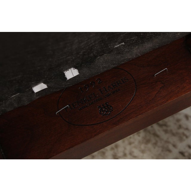 Set of 10 Henkel Harris Cherry Queen Anne Dining Room Chairs For Sale - Image 17 of 18