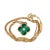 Van Cleef & Arpels 18k Yellow Gold & Malachite Alhambra Necklace For Sale In Los Angeles - Image 6 of 7