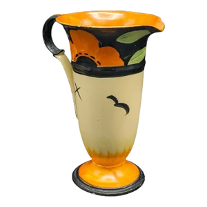 1930s Vintage Art Deco English Ceramic Serving Jug