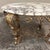 Italian Gilt Iron Régence Style Oval Marble Top Coffee Table For Sale - Image 10 of 17