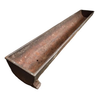 Antique French Cast Iron Trough, 1800s For Sale