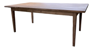 Pitch Pine Farmhouse Table, 1950s