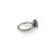 This is part of Chairish’s Fine Jewelry assortment. A beautiful rectangular emerald cut emerald is prong set into a...