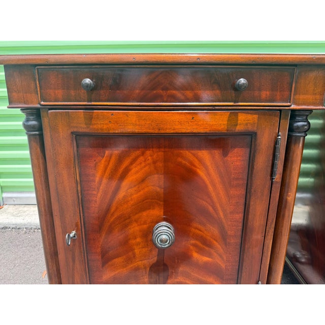 Wood Pair of Hickory White Nightstands With Original Keys For Sale - Image 7 of 10
