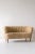 1940s Vintage Danish Curved Loveseat Sofa For Sale - Image 6 of 6