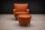 Brazilian Modern Armchair with Ottoman in Hardwood & Leather by Carlo Hauner, Brazil, 1950s - Lot 353 For Sale - Image 9 of 12