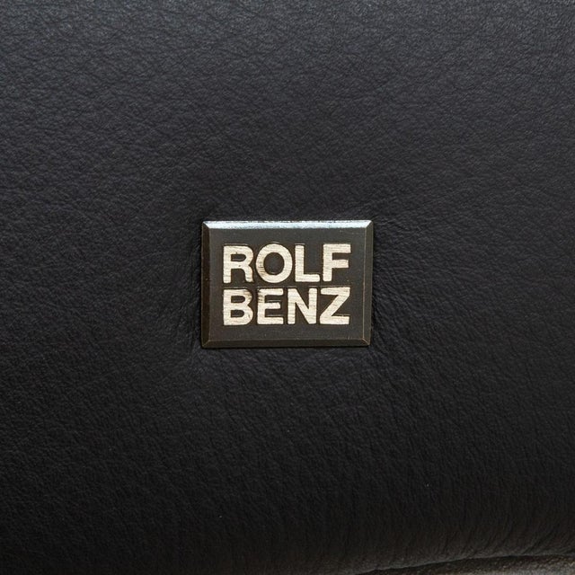 Animal Skin Leather Chairs with Aluminum Legs from Rolf Benz, Set of 2 For Sale - Image 7 of 13