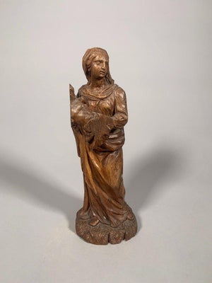 16th Century Wooden Sculpture of the Virgin and Child