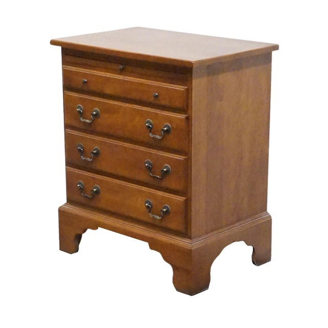KELLER FURNITURE Solid Cherry Early American Colonial Revival 24" Four Drawer Nightstand 2650 29" High 24" Wide 16" Deep...