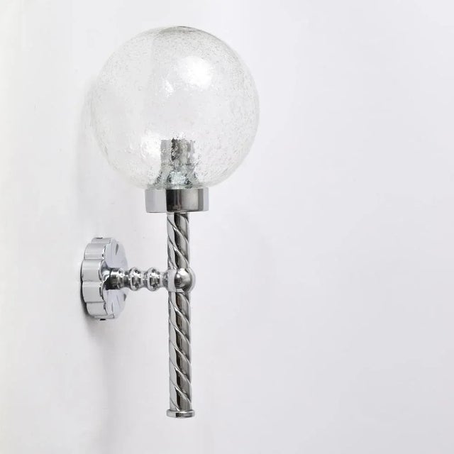 Lamps use E14 type bulbs. Wall mount diameter: 7.5 cm. This piece has an attribution mark, I am sure that it is completely...