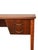 Brown Scandinavian Mahogany Desk with Brass Handles, 1940s For Sale - Image 8 of 10