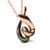 This animal inspired pendant necklace features a free-spirited snake design crafted of genuine 18k rose gold, a metal that...