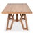Rustic Trestle Dining Table in Aged Pine, 98 Inch For Sale - Image 4 of 11