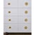 Tommi Parzinger, Double Commode, White Lacquer, Brass, Usa, 1950s For Sale - Image 11 of 13