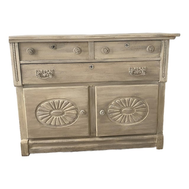 Antique Solid Wood Dresser For Sale
