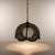 Brown Mid Century Modern 70's Dark Brown Cane Wicker Rattan Pendant Lamp Hanging Light Fixture For Sale - Image 8 of 12