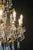 Art Deco French Style Handmade Louis Seize Brass Crystal Chandelier For Sale - Image 3 of 6