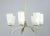 Large Mid-Century Brass & Glass Chandelier, 1960s For Sale - Image 12 of 12