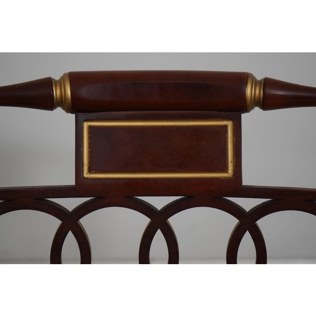 Baker Regency Style Cane Seat Chair For Sale In Philadelphia - Image 6 of 18