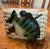 NAPCO Vintage Creel Fish and Fishing Basket Ceramic Planter. Bluegill fish is like 3D. Marked NAPCO, Japan. Still has...