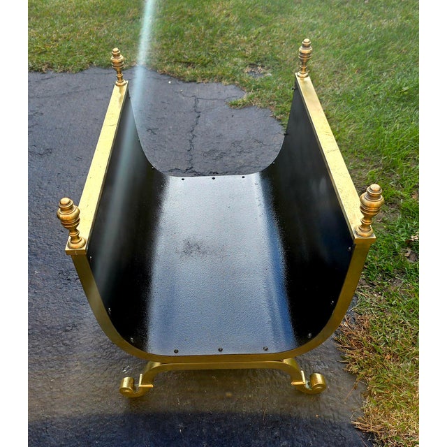 Traditional Early 20th Century William H Jackson Co. Firewood Holder For Sale - Image 3 of 5