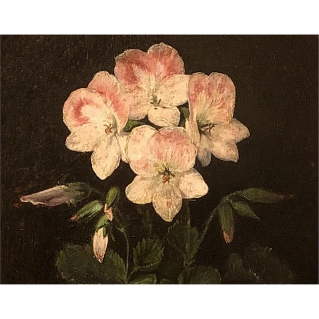 Bouquet of Flowers, 19th Century, Oil Painting on Panel, Framed For Sale - Image 5 of 10