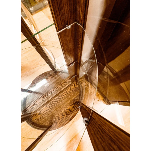 Late 20th Century China Cabinet With Claw Feet For Sale - Image 13 of 17