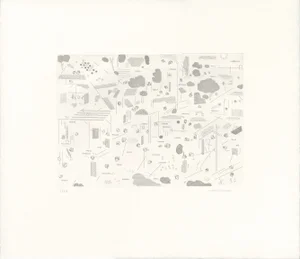Jochen Gerner, Spreekwoorden, 2017, Etching