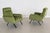 Vintage Italian Lounge Chairs in Green Velvet, 1960s, Set of 2 For Sale - Image 9 of 16