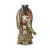Chinese Canton Color Mixed Fenghsui Fok Lok Shao Figure Set For Sale In San Francisco - Image 6 of 13
