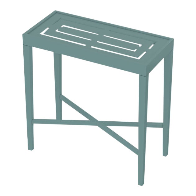 Oomph On The Rocks Rectangle Outdoor Side Table Green Chairish