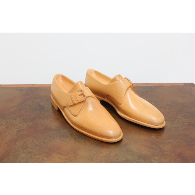 Trompe l'Oeil Carved Wood Shoes Sculpture- Alfonso Bini For Sale In San Francisco - Image 6 of 7