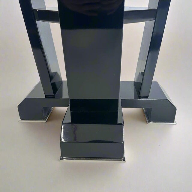 Art Deco style Gueridon Side Table, France, 1990's For Sale - Image 4 of 8