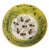 2000 - 2009 Vintage Hand-Painted Bee Motif Ceramic Bowl – Speckled Yellow Glaze Decorative Centerpiece Dish For Sale - Image 5 of 12