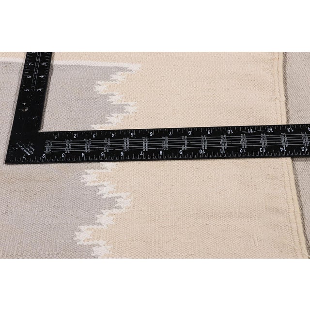 Textile Vintage Indian Dhurrie Rug, 08'02 X 14'02 For Sale - Image 7 of 10